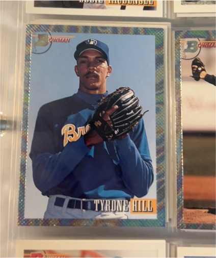 1993 Bowman #368 Tyrone Hill — front