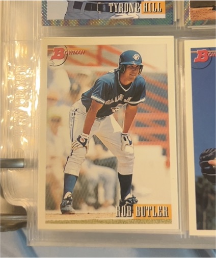 1993 Bowman #547 Rob Butler — front
