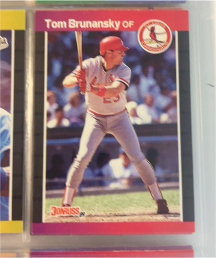 1989 Donruss #112 Tom Brunansky — front