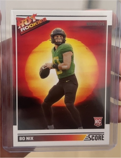 2024 Panini Score Hot Rookies #1 Bo Nix — front