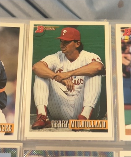 1993 Bowman #454 Terry Mulholland — front