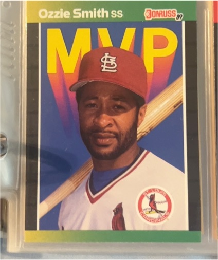 1989 Donruss #BC-14 Ozzie Smith MVP — front