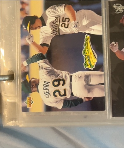 1993 Upper Deck #49 Mark McGwire / Ruben Sierra — front