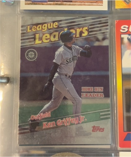 1999 Topps League Leaders #224 Ken Griffey Jr. — front