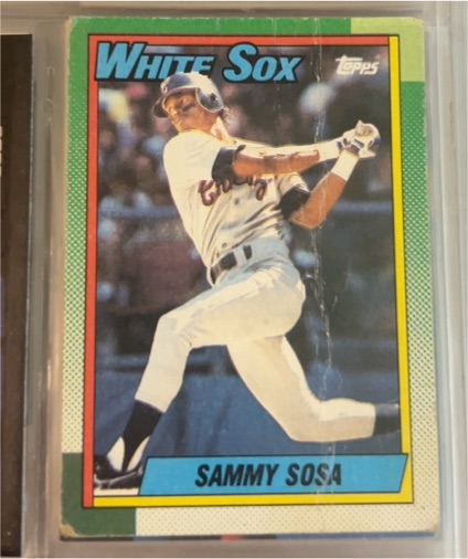 1990 Topps #692 Sammy Sosa — front