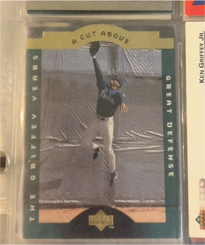 1996 Upper Deck Collector's Choice #CA2 Ken Griffey Jr. A Cut Above — front
