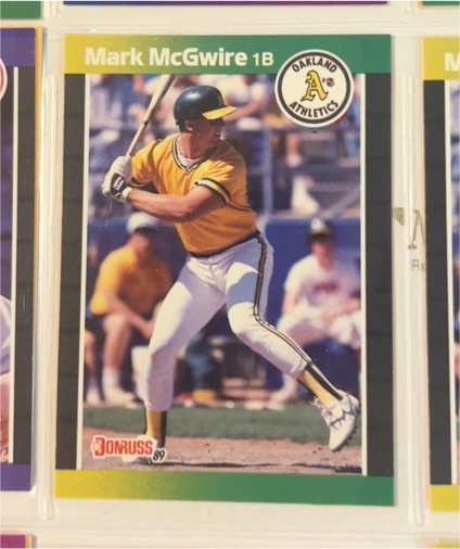 1989 Donruss #95 Mark McGwire — front