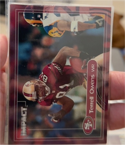 2000 Skybox Impact #37 Terrell Owens — front