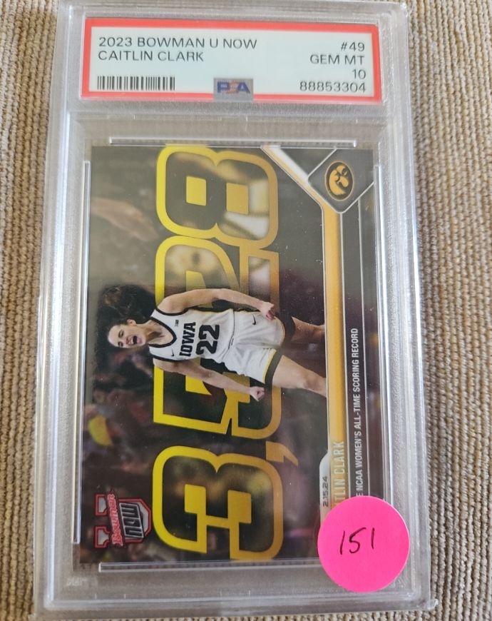2023 Bowman U Now #49 Caitlin Clark — front