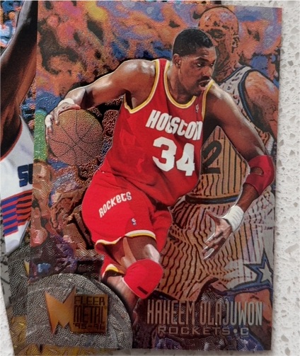 1995-96 Fleer Metal #40 Hakeem Olajuwon — front