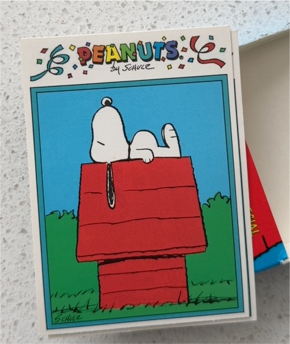 1991 Peanuts Preview Snoopy Comic Card — front
