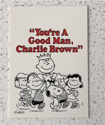 1991 Peanuts Preview #26 "You're A Good Man, Charlie Brown" — front