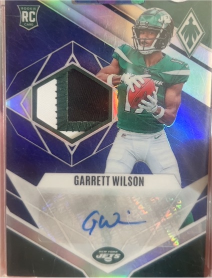 2022 Panini Phoenix Rookie Patch Auto #RJA-GW Garrett Wilson — front
