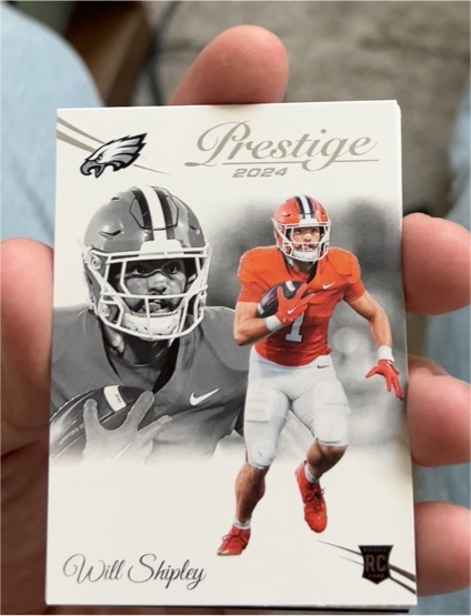 2024 Panini Prestige #389 Will Shipley — front