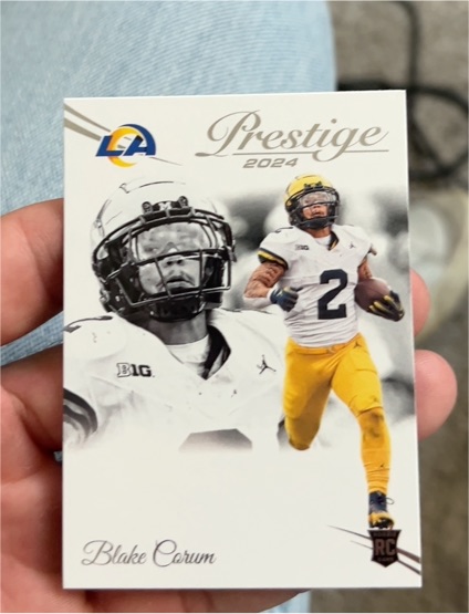 2024 Panini Prestige #349 Blake Corum — front