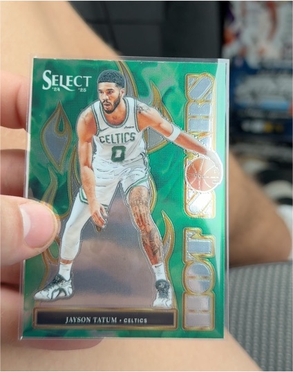 2024-25 Panini Select Hot Stars #5 Jayson Tatum — front