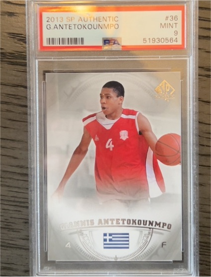 2013 SP Authentic #36 Giannis Antetokounmpo — front