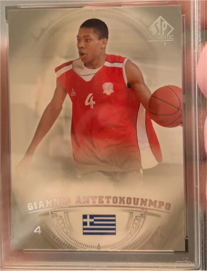 2013-14 Upper Deck SP Authentic #36 Giannis Antetokounmpo — front