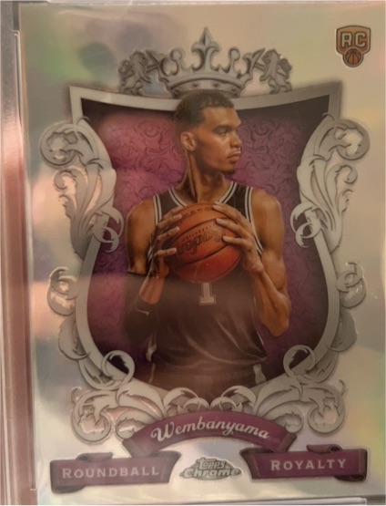 2023-24 Topps Chrome #RR-26 Victor Wembanyama Roundball Royalty — front