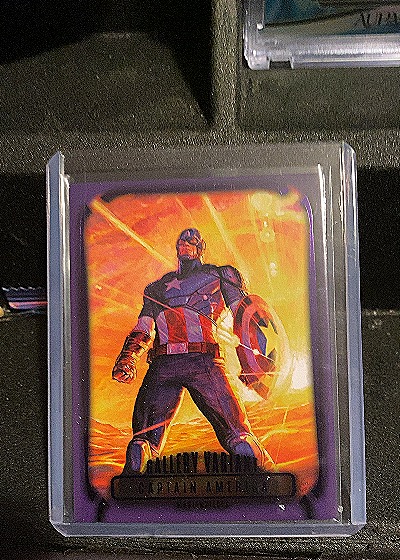 2024 Marvel Masterpieces #GV-2 Captain America Gallery Variant — front