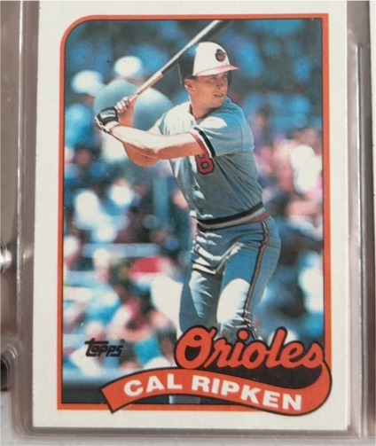 1989 Topps #250 Cal Ripken Jr. — front