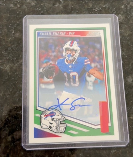 2025 Panini Score Football #24 Khalil Shakir — front