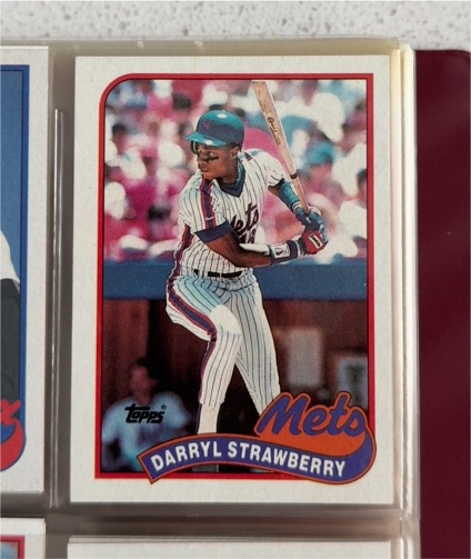 1989 Topps #300 Darryl Strawberry — front