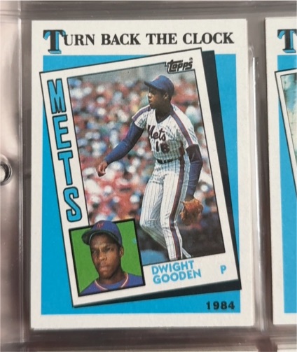 1989 Topps #661 Dwight Gooden Turn Back the Clock — front