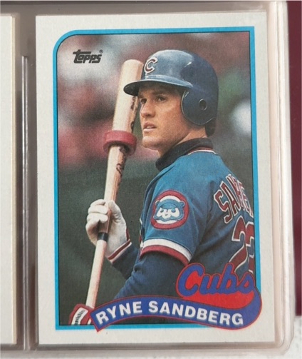 1989 Topps #360 Ryne Sandberg — front