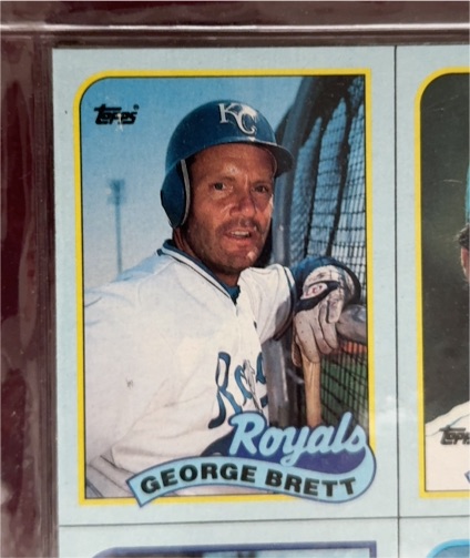 1989 Topps #A George Brett — front