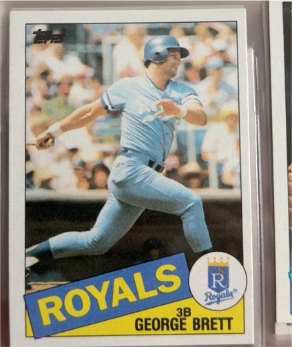 1985 Topps #100 George Brett — front