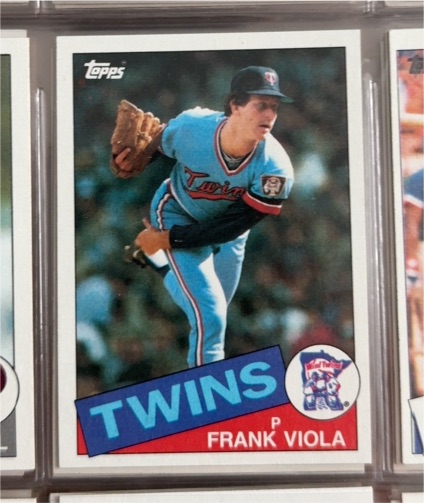 1985 Topps #266 Frank Viola — front