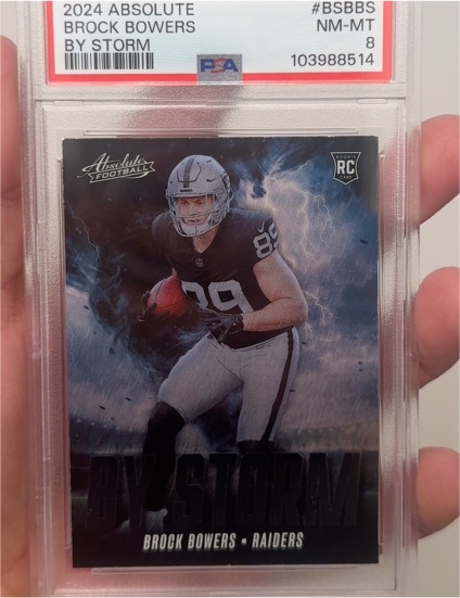 2024 Panini Absolute - By Storm #BS-BBS Brock Bowers — front