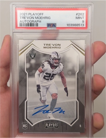 2021 Panini Playoff #262 Tre'von Moehrig — front