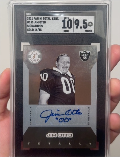 2011 Panini Totally Certified #135 Jim Otto — front