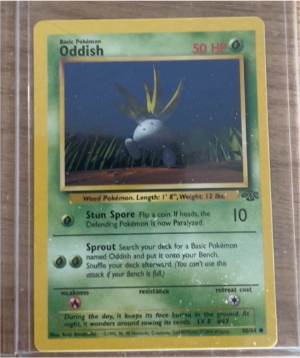 1999 Pokémon Jungle #58 Oddish — front
