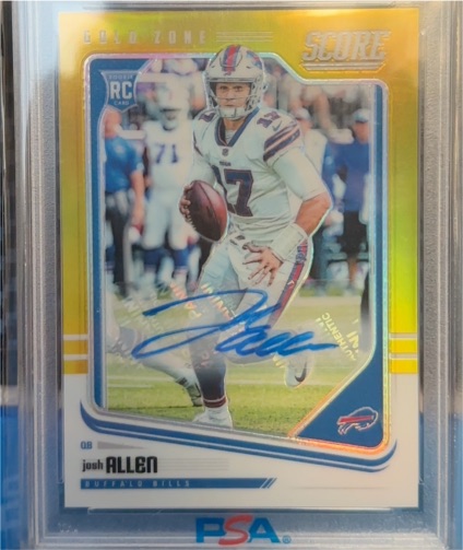 2018 Score #381 Josh Allen — front