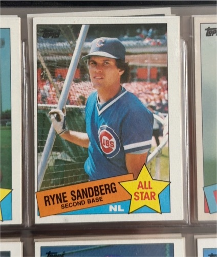 1985 Topps All Star #713 Ryne Sandberg — front