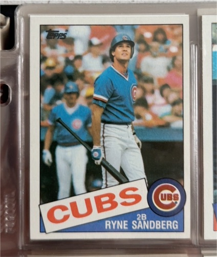 1985 Topps #460 Ryne Sandberg — front