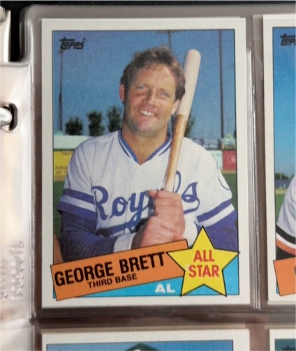 1985 Topps #703 George Brett All Star — front