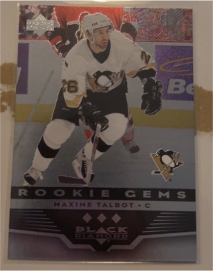 2005-06 Upper Deck Black Diamond Rookie Gems #162 Maxime Talbot — front