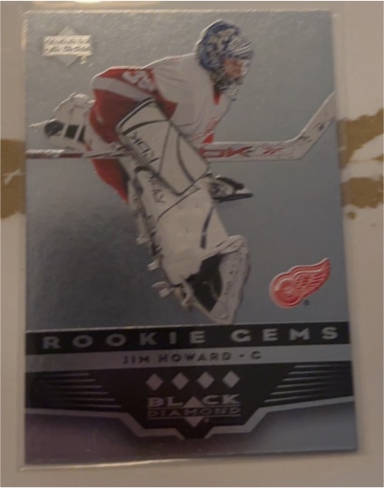 2005-06 Upper Deck Black Diamond #207 Jim Howard Rookie Gems — front
