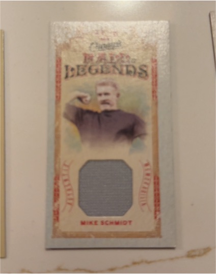 2009-10 Upper Deck Champs Hall of Legends Memorabilia #HLLM Mike Schmidt — front