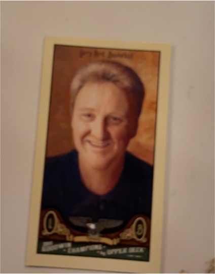 2011 Upper Deck Goodwin Champions Mini #37 Larry Bird — front