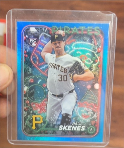 2024 Topps Holiday #H165 Paul Skenes — front