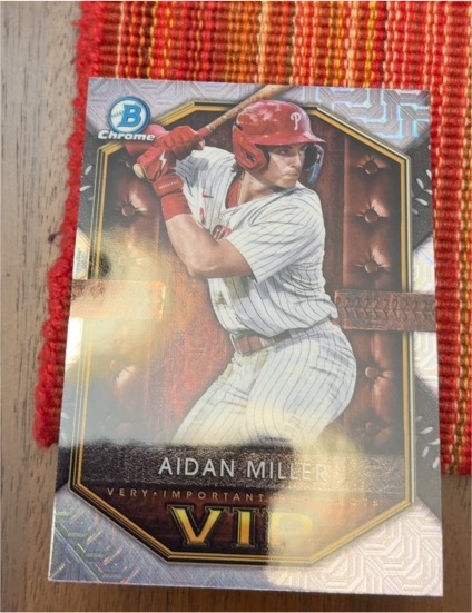2025 Bowman Chrome #VIP-19 Aidan Miller — front