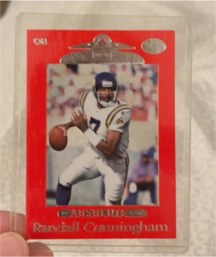 1999 Playoff Absolute SSD #61 Randall Cunningham — front