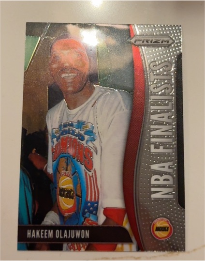 2019-20 Panini Prizm NBA Finalists #10 Hakeem Olajuwon — front