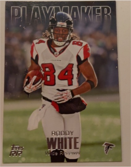 2011 Topps Rising Rookies Playmaker #P-RWH Roddy White — front
