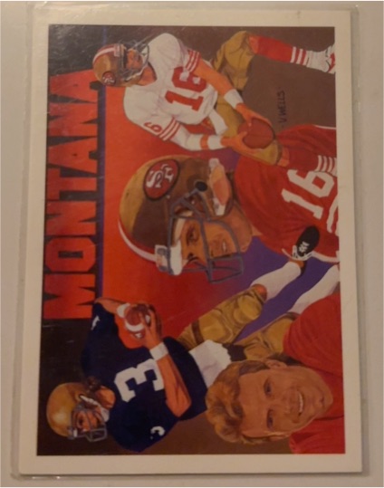 1991 Upper Deck #9 Joe Montana Football Heroes: Joe Montana — front
